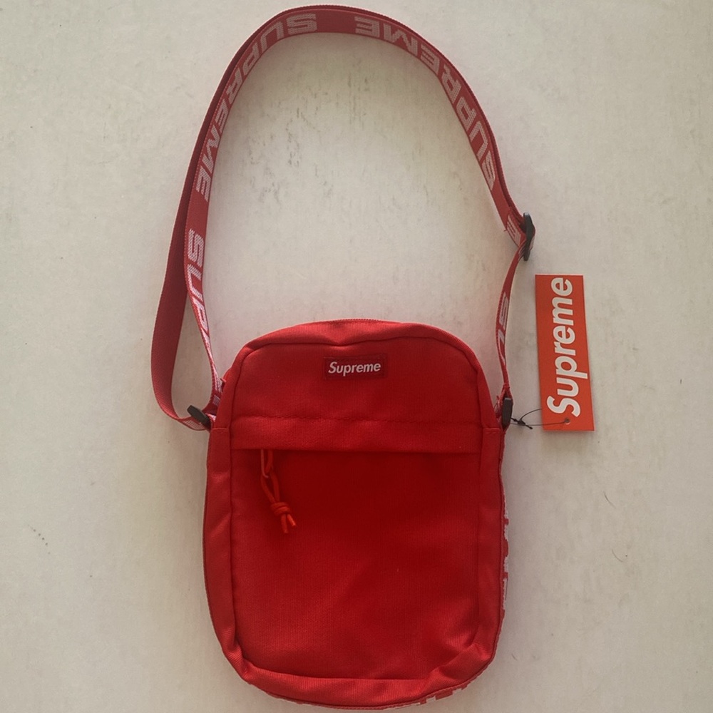 Supreme Red Shoulder Bag - Compact Crossbody NWT